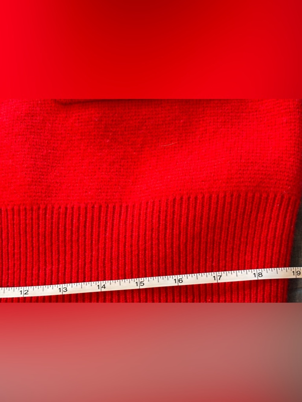 Zara 100% Wool Red Oversized V-Neck Button Cardigan Women’s Size Medium - Picture 10 of 10